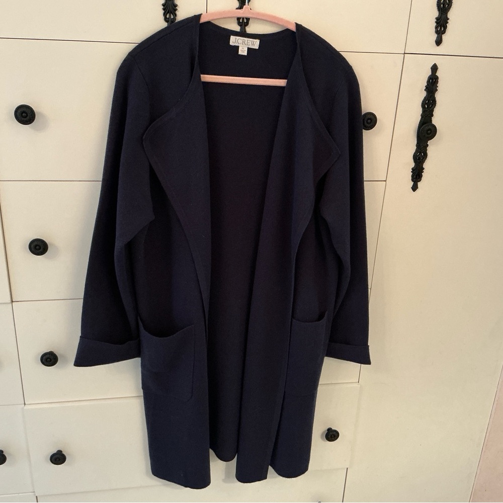 Navy J Crew Juliette Cardigan